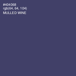 #404068 - Mulled Wine Color Image